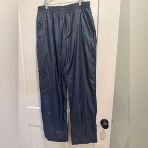 Vintage Prince tennis windbreaker pants navy with pockets